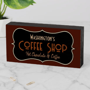 Custom Coffee Shop Kitchen Sign