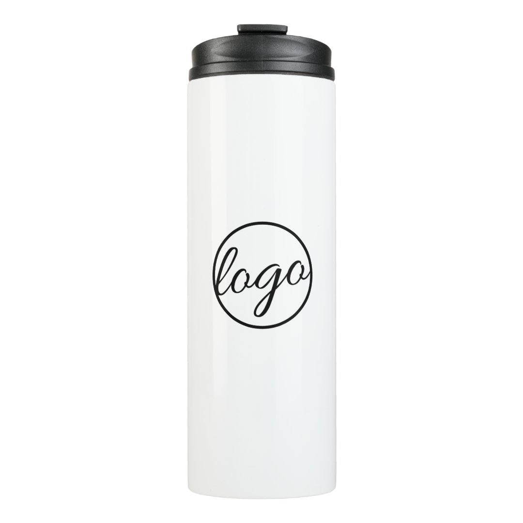 Custom Coffee Shop Restaurant Business Logo Thermal Tumbler | Zazzle