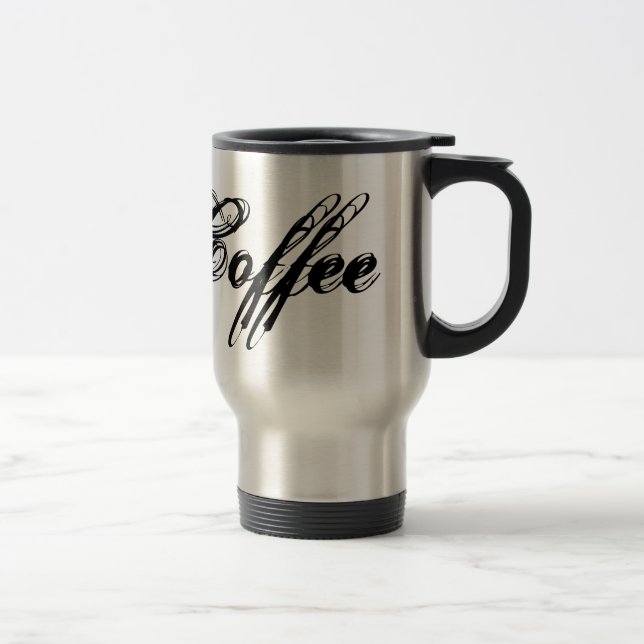 Custom Coffee Travel Mugs - Personalize (Right)