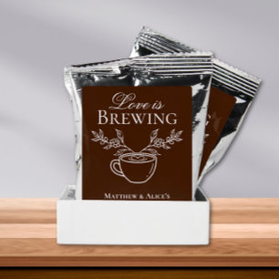 Custom Coffee Wedding Favor - DIY Bulk Guest Gifts Drink Mix