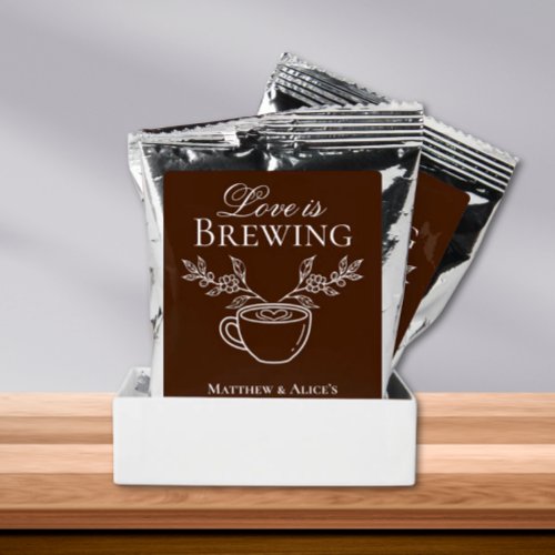 Custom Coffee Wedding Favor - DIY Bulk Guest Gifts Drink Mix