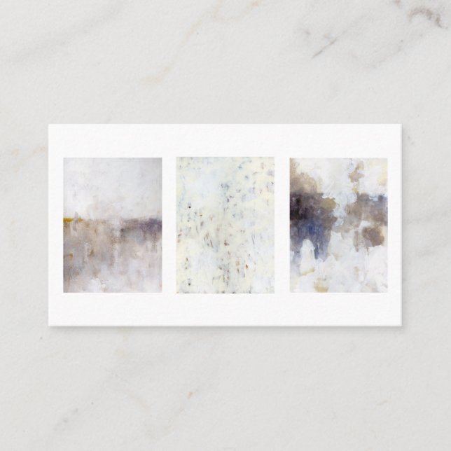 Custom Collage Artwork Artist  Business Card (Front)