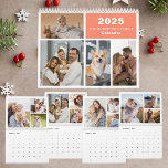 Custom Collage Modern Family - 40 Photo 2025 Calendar<br><div class="desc">Custom Collage Modern 40 Family Photo 2025 Calendar. Add your favourite photos and create perfect calendar for 2025 year!</div>
