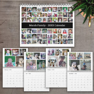 Custom Collage Modern Family - 60 Photo Calendar