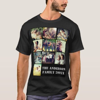 Custom Collage Photo T-shirt by CustomizePersonalize at Zazzle