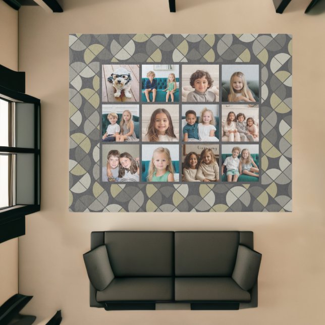 Custom Collage with MCM Pattern 12 Photo - neutral Rug (Insitu (Indoor 1))