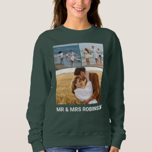Custom College Photo & Name Personalized Womens Sweatshirt