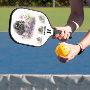 Custom College Photos Monogram & Name Personalized Pickleball Paddle
