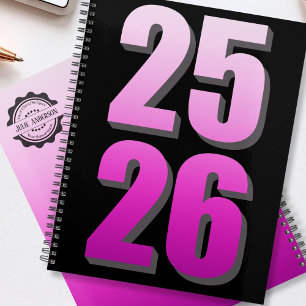 Custom College Semester Pink Personal Planner
