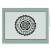 Custom color 20 year employment service award (Front Horizontal)