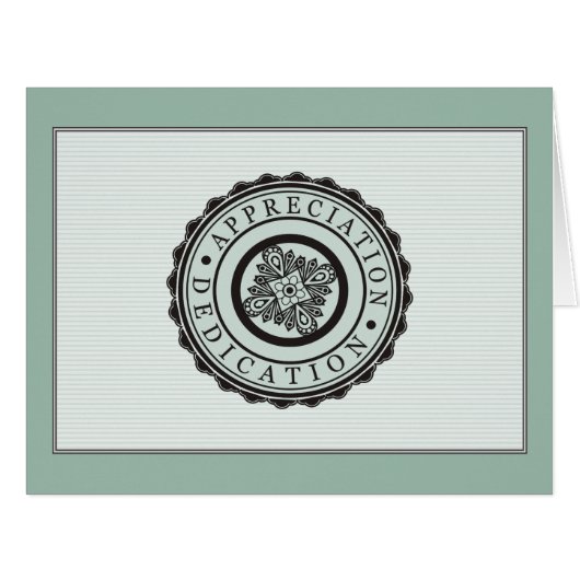 Custom color 20 year employment service award (Front Horizontal)