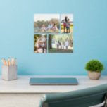 Custom Color 4 Photo Collage Wall Decal