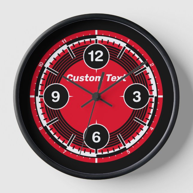 Custom Color Action Wall Clock (Front)