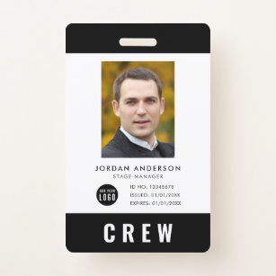 Crew ID Badges | Zazzle