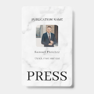 Custom Color Add Logo Photo Photographer Press Bad Badge