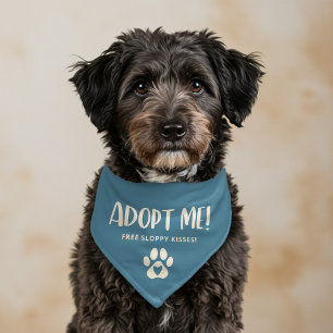 Custom Color Adopt Me Rescue Shelter Pet Bandana Collar