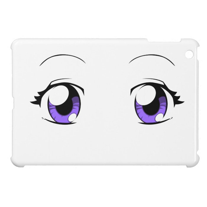 Custom Color Anime Girl Eyes iPad Mini Cases
