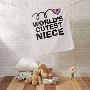 Custom color baby blanket for world's cutest niece