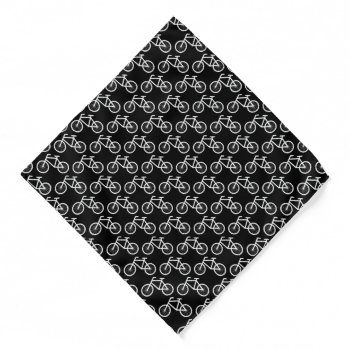 Custom Color Bandana With Bicycle Pattern by logotees at Zazzle