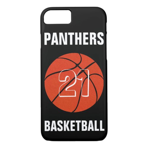 Custom Color Basketball iPhone Case Cover