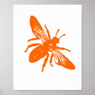 Custom Color Bee Print