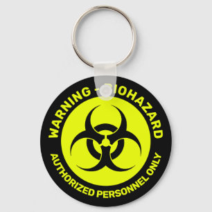 [Custom Color] Biohazard Icon Keychain