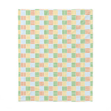 Custom Color Boxy Crisscross Pattern