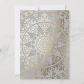 Custom Color Bridal Shower Invitations Gold Foil (Back)