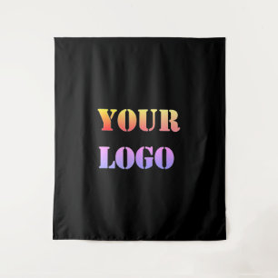 Custom Color Business Logo Promotional Tapestry