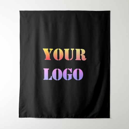 Custom Color Business Logo Promotional Tapestry