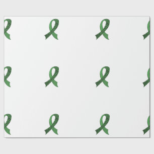 Custom Color Cause Awareness Ribbon Wrapping Paper
