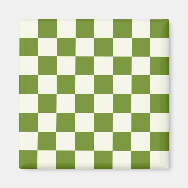 Custom Color Chess Board Magnet (Front)