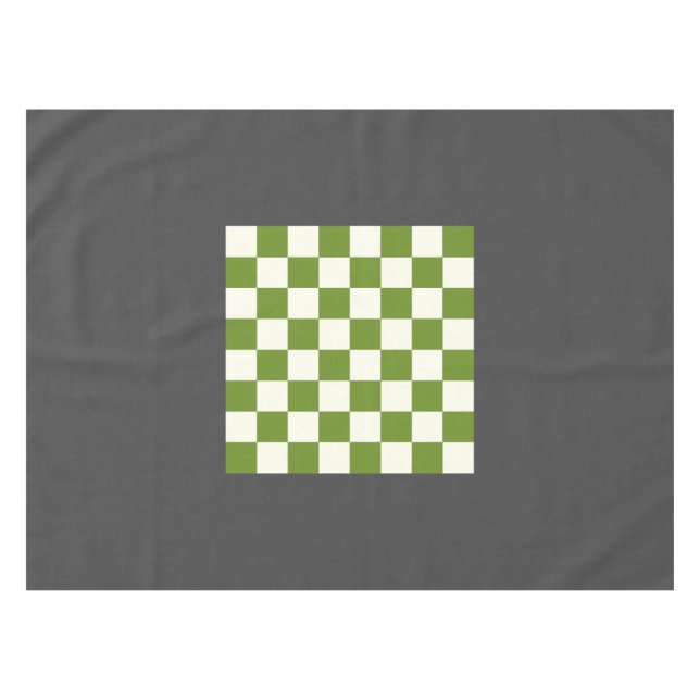 Custom Color Chess Board Tablecloth (Front (Horizontal))