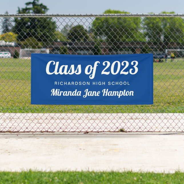 Custom Color Classic Graduation Banner (Insitu)