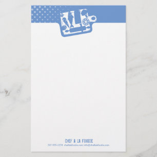 Custom color cutting board food utensils menu