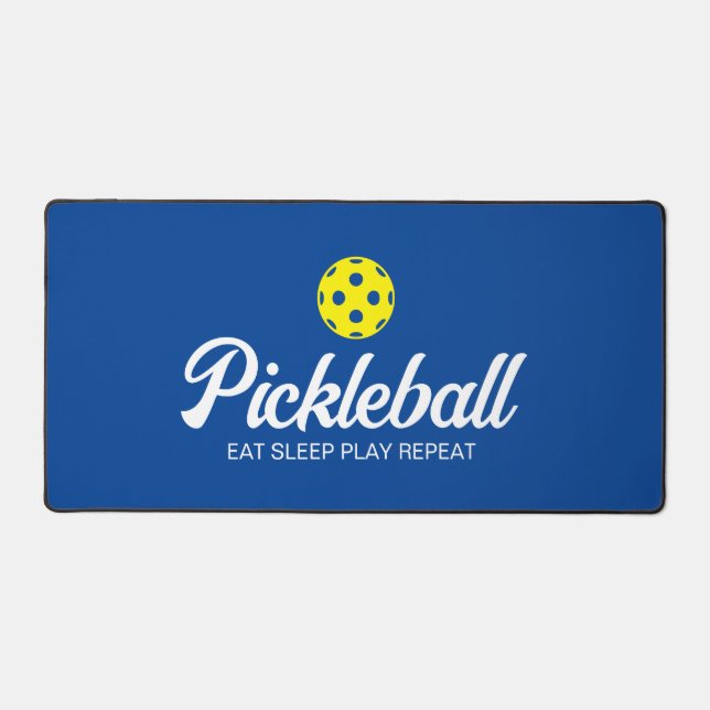 Custom color desk mat for pickleball lover (Front)