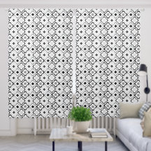 Custom Color Diamond Floral Pattern