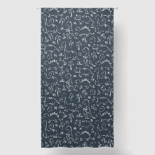 Custom Color Dinosaur Pattern Modern Kids Boy Room Blackout Curtains