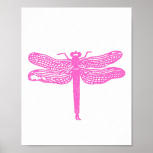Custom Color Dragonfly Print