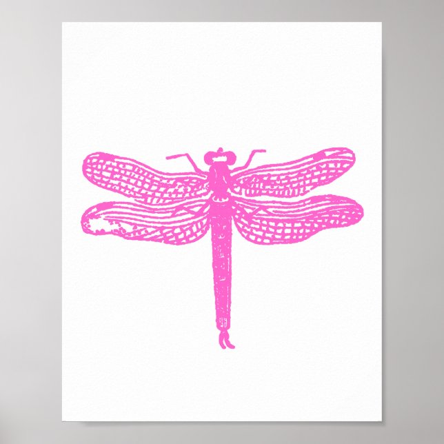 Custom Color Dragonfly Print (Front)