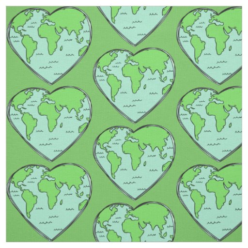 Custom color Earth Love fabric