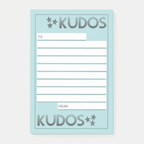 Custom color engagement kudos employee recognition post_it notes