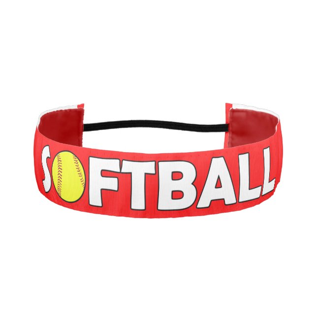 Custom Color Fastpitch Softball Headband (Front)