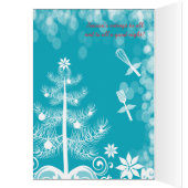 Custom color flying utensils baking Christmas card (Inside (Left))