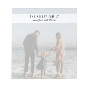 Custom Color Full Photo Personalized Notepad
