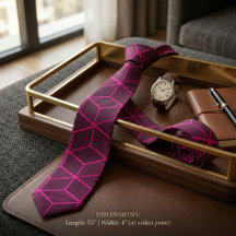 Custom Color Geometric 3D Cube Pattern