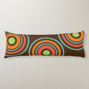 Brown Circle Bed Body Pillows Zazzle
