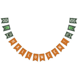 Custom color Halloween banner