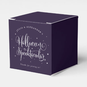 Custom Color Halloween Spooktacular Favor Box