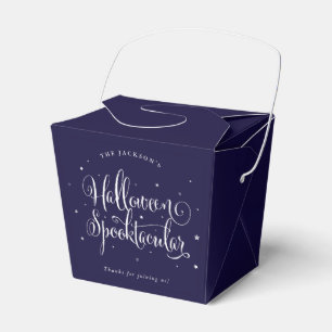 Custom Color Halloween Spooktacular Favor Box